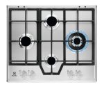 Electrolux KGS64562SX Acciaio inossidabile Da incasso 60 cm Gas 4 Fornello(i)