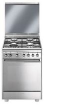 Smeg CX68M8-1 cucina Gas Acciaio inossidabile A