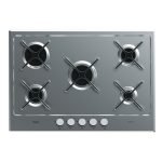 Whirlpool GMA 7514/IXL Acciaio inossidabile Da incasso 73 cm Gas 5 Fornello(i)