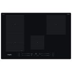 Whirlpool WF S5077 NE/IXL Nero Da incasso 75 cm Piano cottura a induzione 4 Fornello(i)