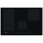 Whirlpool WF S0377 NE/IXL Nero Da incasso 77 cm Piano cottura a induzione 4 Fornello(i)