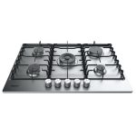 Hotpoint PPH 75P D/IX Acciaio inossidabile Da incasso 75 cm Gas 5 Fornello(i)