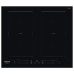 Hotpoint HS 2560C BF Nero Da incasso 59 cm Piano cottura a induzione 4 Fornello(i)