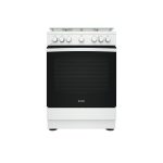 Indesit IS67G4PHW/E Cucina Gas Nero, Bianco A