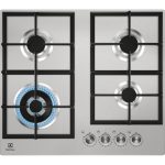 Electrolux KGU64361X Stainless steel Da incasso 60 cm Gas 4 Fornello(i)