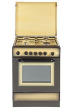 De’Longhi DGK 654 Cucina Gas Marrone, Giallo A