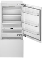 Bertazzoni RBM90S5FPNS frigorifero con congelatore Da incasso 449 L E Bianco