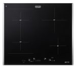 De’Longhi PIN 65 TC Nero Da incasso 60 cm Piano cottura a induzione 4 Fornello(i)