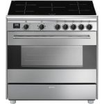 Smeg BG91IX9-1 cucina Piano cottura a induzione Stainless steel A