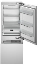 Bertazzoni RBM75S5FPNS frigorifero con congelatore Da incasso 449 L E Bianco