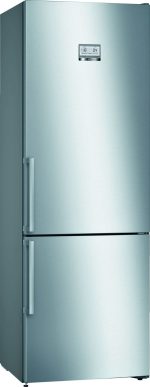 Bosch Serie 6 KGN49AIDP frigorifero con congelatore Libera installazione 438 L D Stainless steel