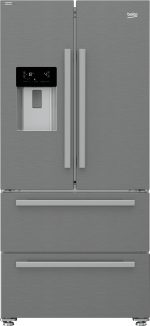 Beko GNE60530DXN frigorifero side-by-side Libera installazione 530 L F Argento, Stainless steel