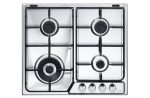 De’Longhi IF 46 ASDV SP N piano cottura Stainless steel Da incasso 58 cm Gas 4 Fornello(i)