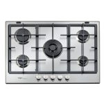 Whirlpool GMR 7522/IXL Stainless steel Da incasso 73 cm Gas 5 Fornello(i)