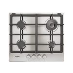 Whirlpool TGML 661 IX R Stainless steel Da incasso 58 cm Gas 4 Fornello(i)