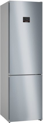 Bosch Serie 6 KGN394ICF frigorifero con congelatore Libera installazione 363 L C Stainless steel