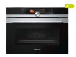 Siemens iQ700 CS658GRS7 forno 47 L A+ Nero, Acciaio inossidabile