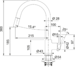 lina pull down nozzle