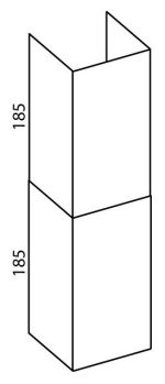 Falmec KCVJN.00#3 accessorio per cappa Estensione del condotto della cappa da cucina