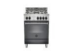 Bertazzoni La Germania Americana AMN664GNET cucina Gas Nero, Acciaio inox A+