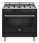 Bertazzoni La Germania Americana AMN965ENEV24 cucina Elettrico Gas Nero A