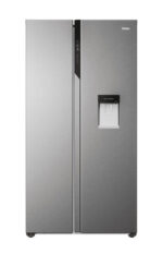 Haier SBS 90 Serie 5 HSR5918DWMP frigorifero side-by-side Libera installazione 521 L D Platino, Acciaio inox