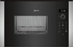 Neff HLAGD53N0 forno a microonde Da incasso Microonde combinato 25 L 1450 W Nero, Acciaio inox