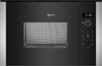 Neff HLAWD23N0 forno a microonde Da incasso Solo microonde 20 L 800 W Nero, Acciaio inox