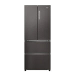 Haier HFR3718ENMD frigorifero side-by-side Libera installazione 402 L E Acciaio inox