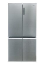 Haier Cube 90 Serie 5 HCR5919ENMM frigorifero side-by-side Libera installazione 643 L E Platino, Acciaio inox